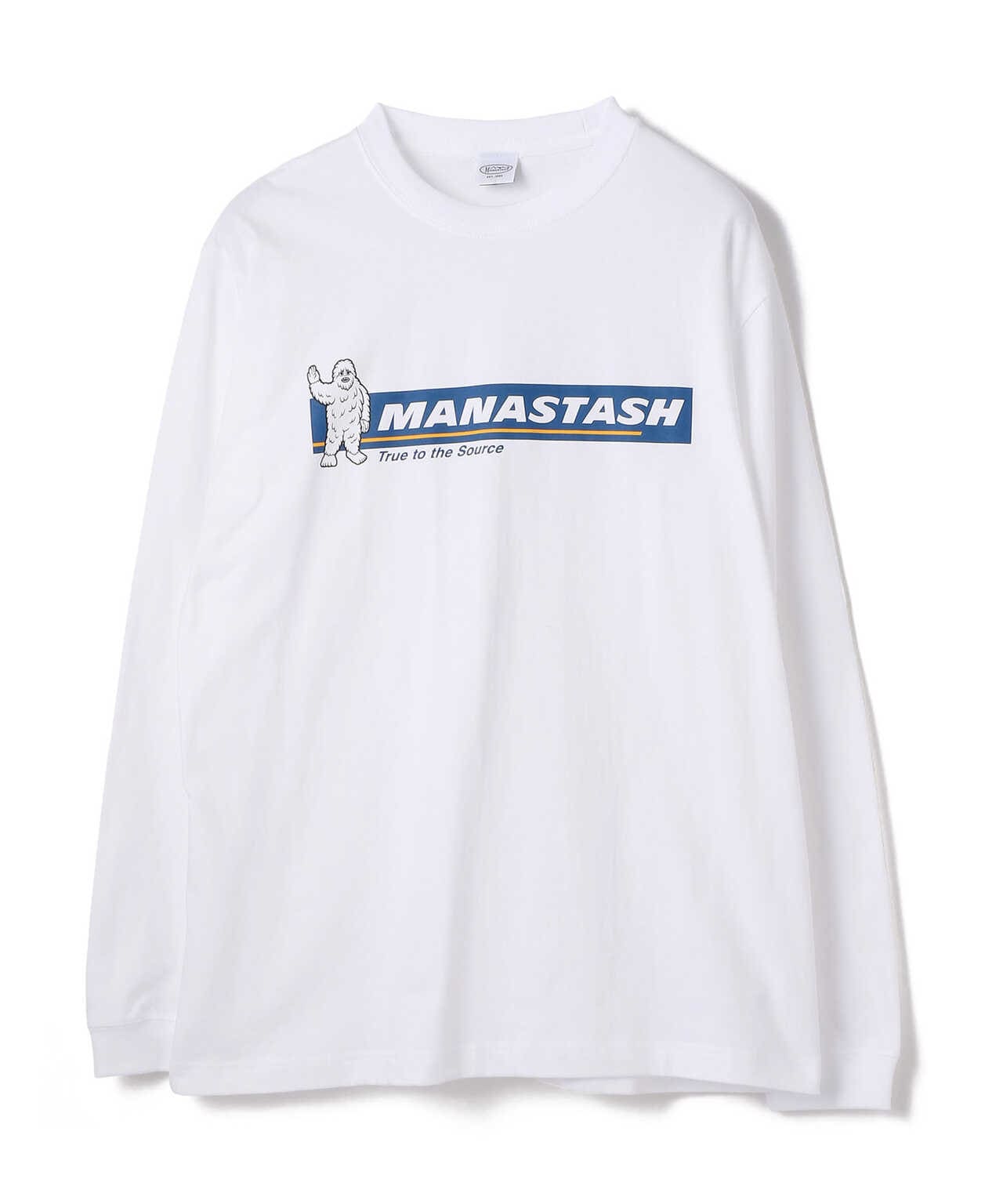 MANASTASH/マナスタッシュ/YETI L/S T-Shirts/グラフィックプリントロングスリーブTシャツ