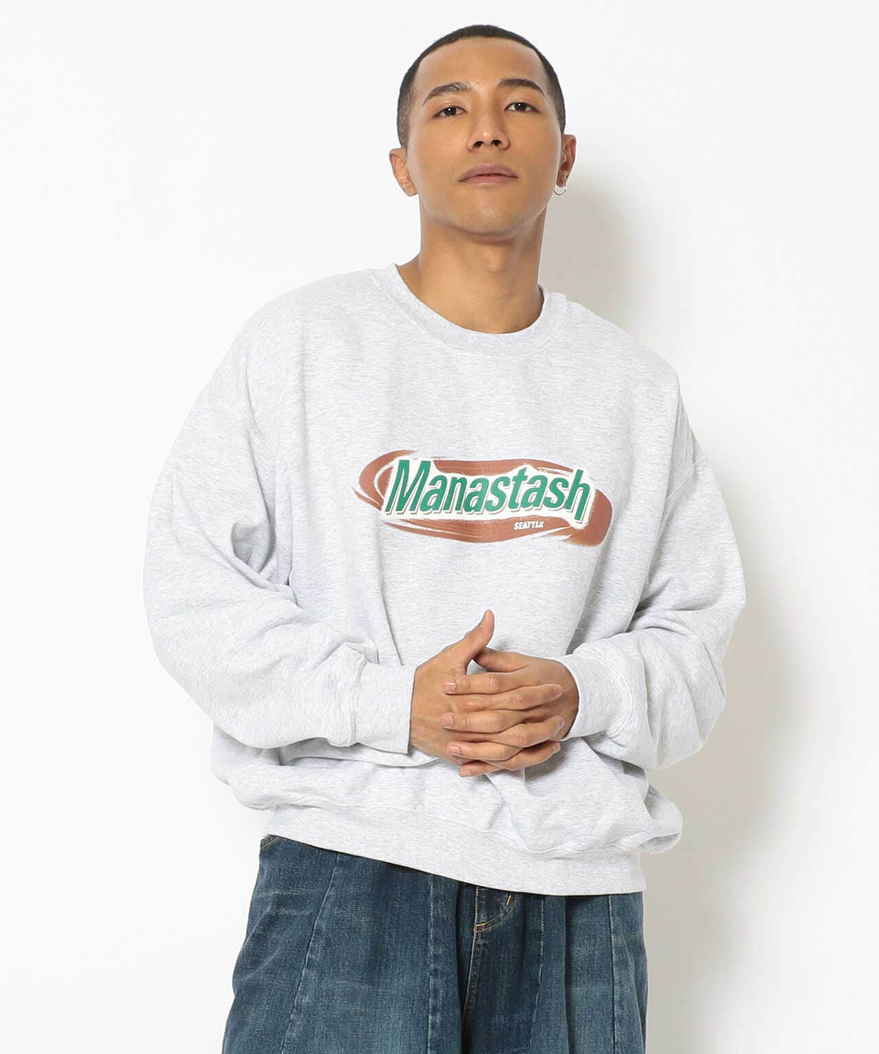 MANASTASH/マナスタッシュ MANASTAWAY SWEAT CREW スウェットクルー