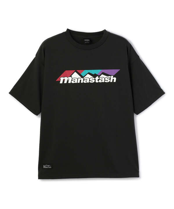 MANASTASH/マナスタッシュ/DRY DEO TEE SCHEME L/ロゴTシャツ