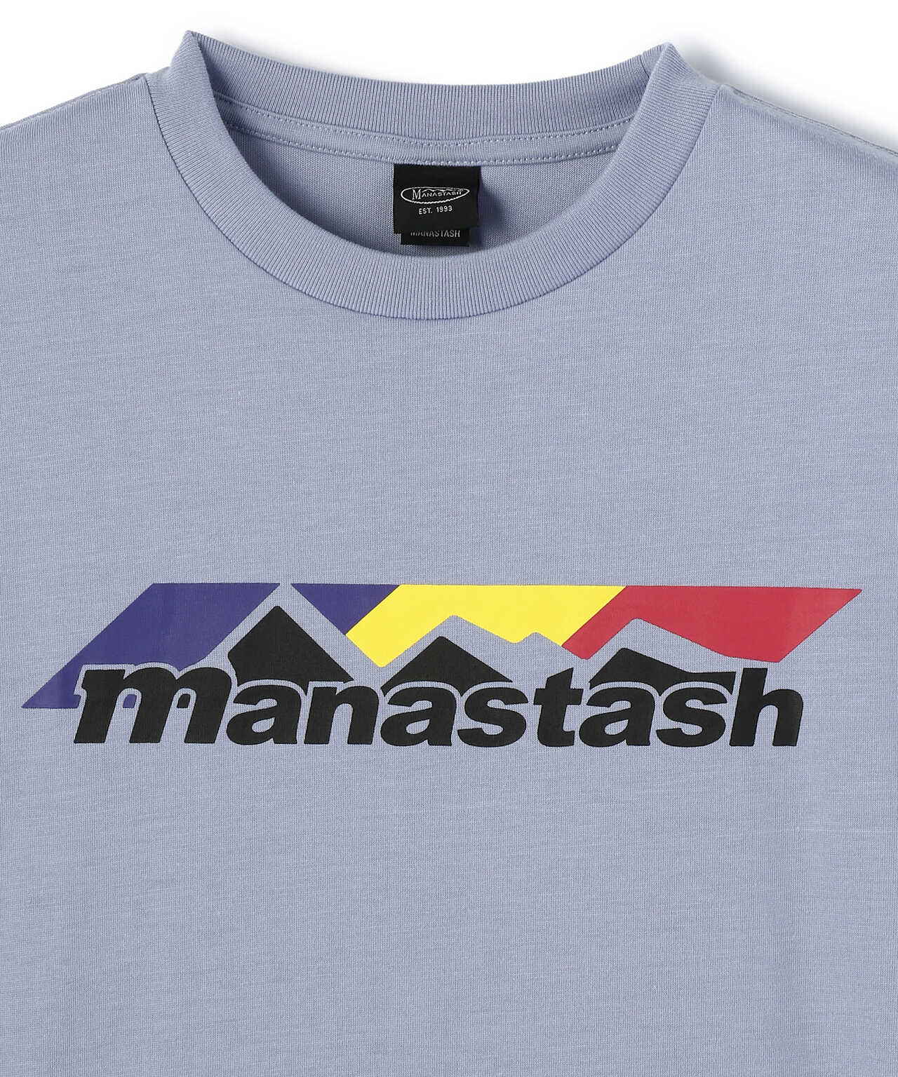 MANASTASH/マナスタッシュ/DRY DEO TEE SCHEME L/ロゴTシャツ