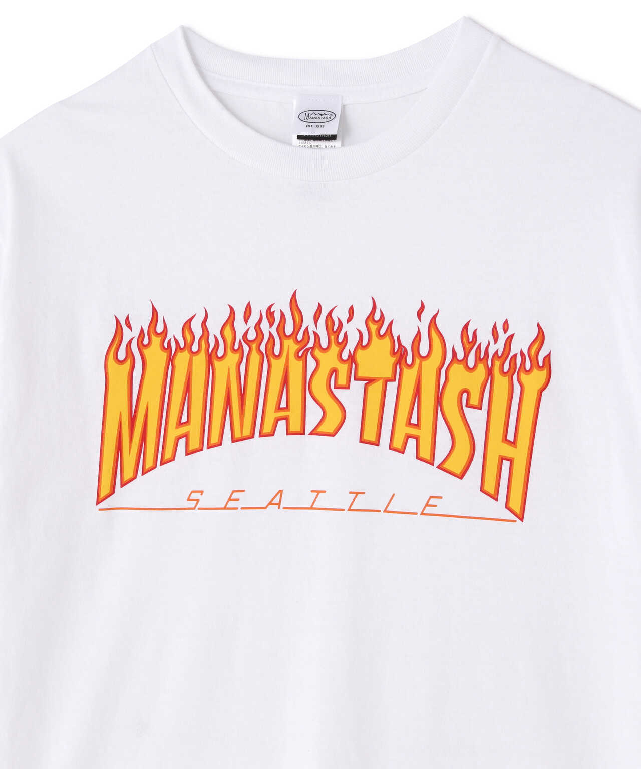 直営店限定　MANASTASH/マナスタッシュ　FLAME TEE フレームティー　Tシャツ