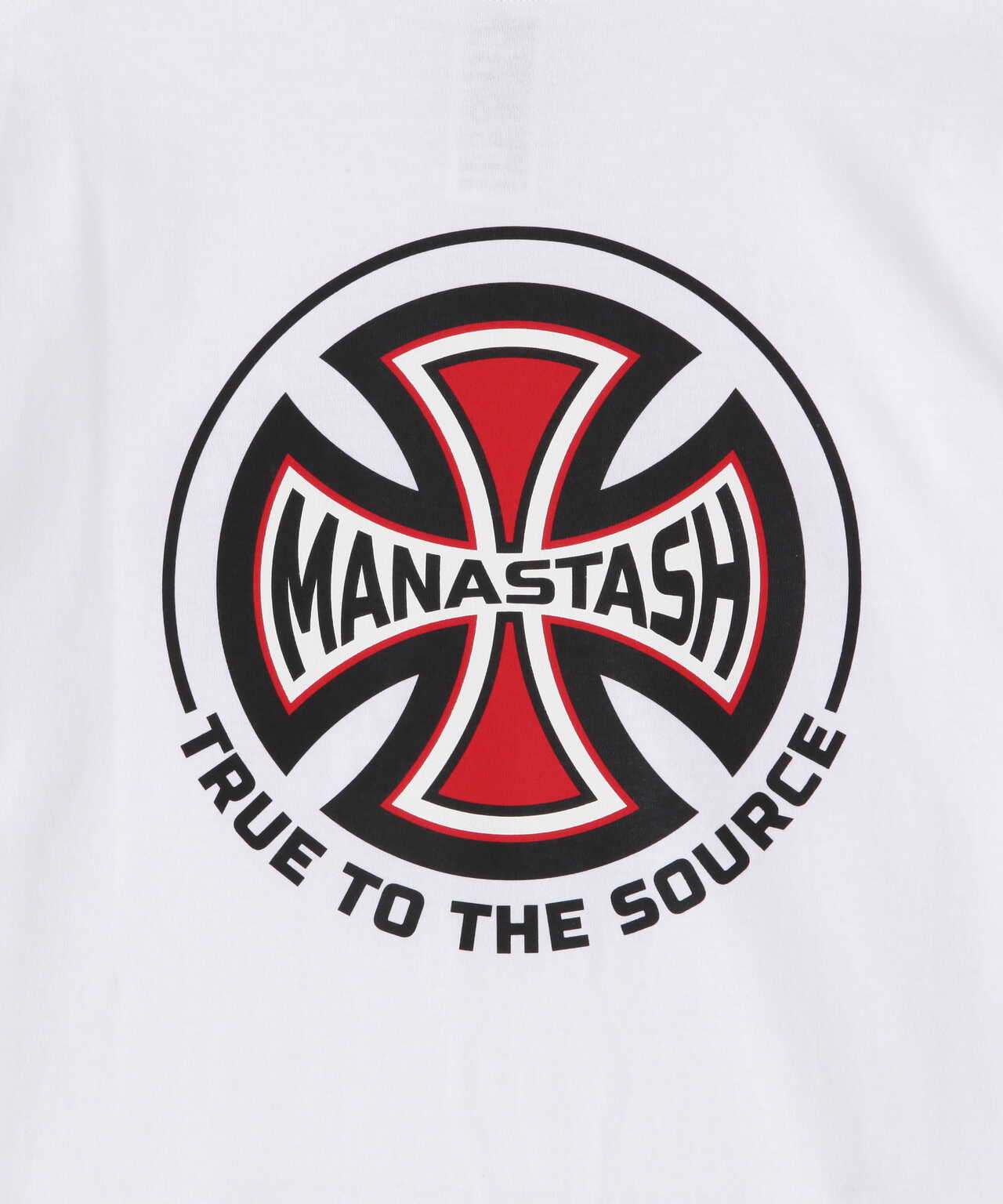直営店限定　MANASTASH/マナスタッシュ　BAR CROSS TEE バークロスティー　Tシャツ
