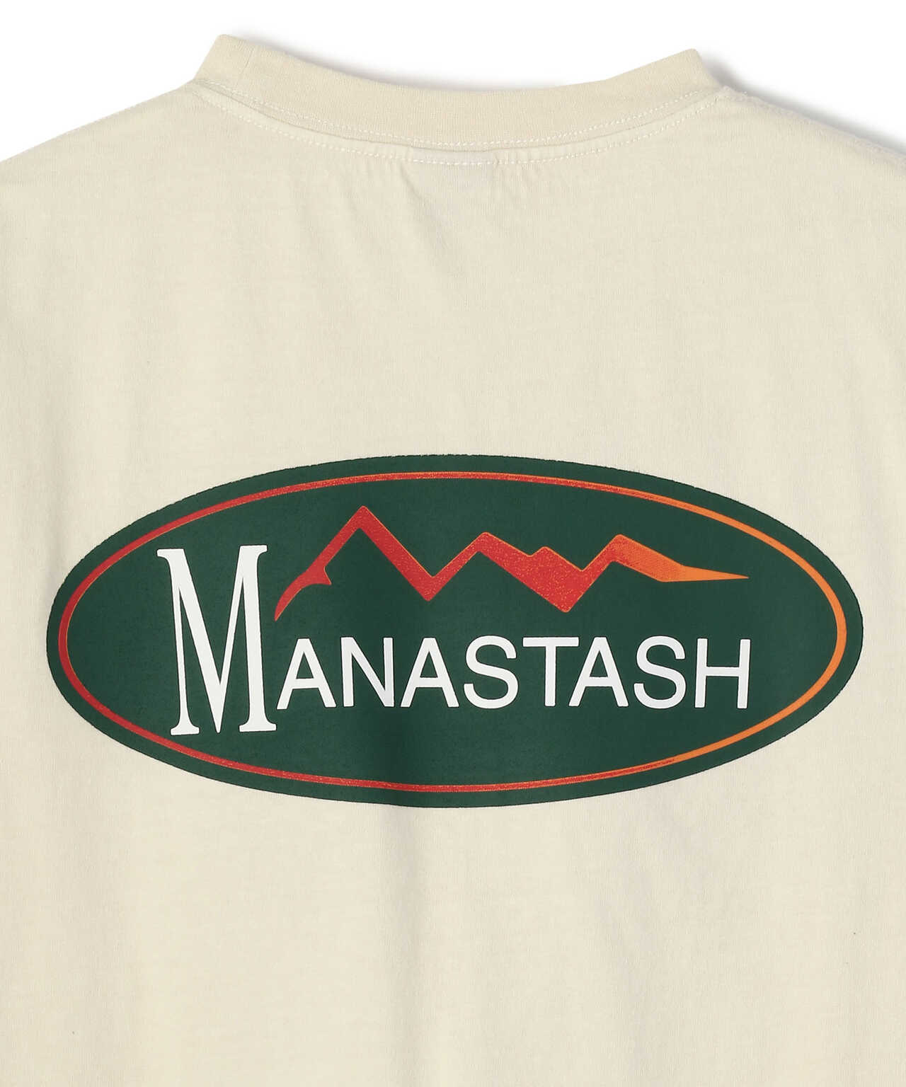 MANASTASH/マナスタッシュ/Re:CTN OVAL LOGO TEE/ロゴTシャツ