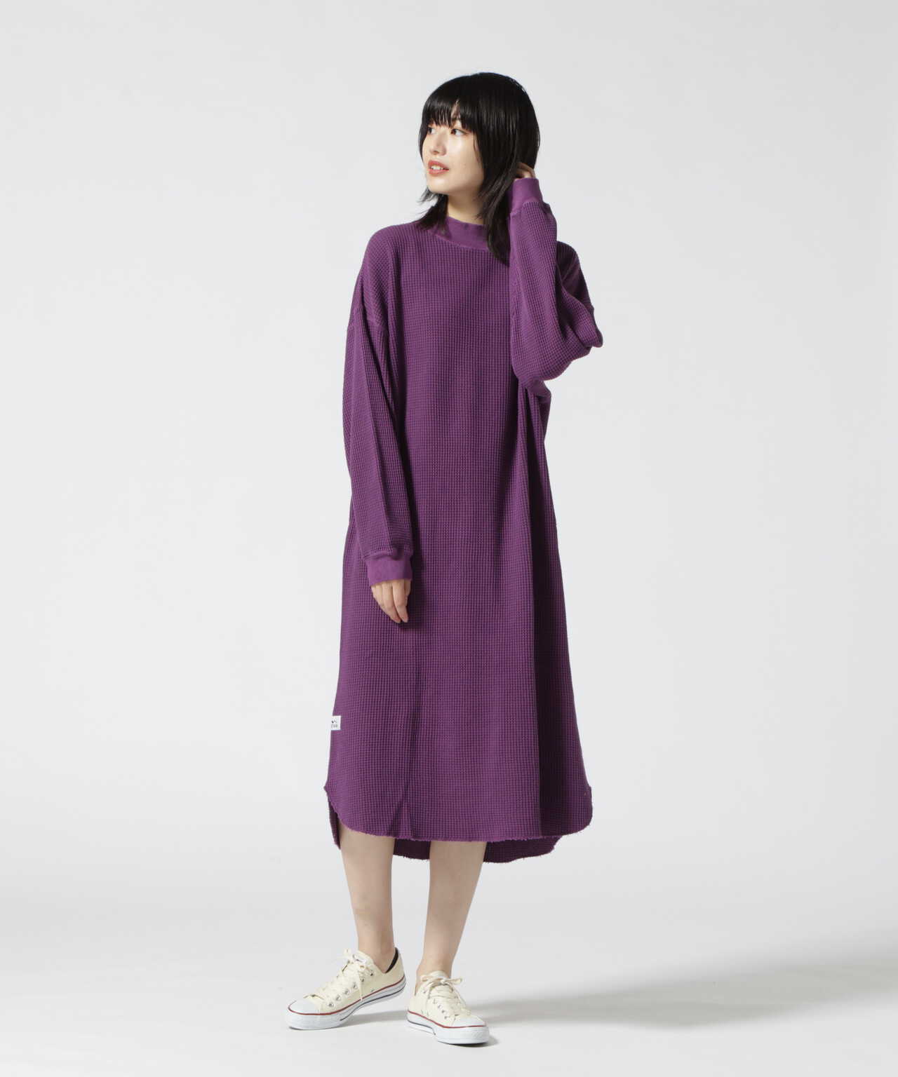 MANASTASH/マナスタッシュ　W'S HEAVY SNUG THERMAL MOCK DRESS ヘビースナッグサーマルモックドレス