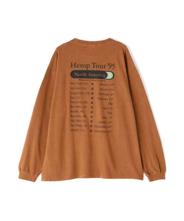 MANASTASH/マナスタッシュ　HEMP L/S TEE HEMP TOUR ヘンプロングスリーブティ ヘンプツアー