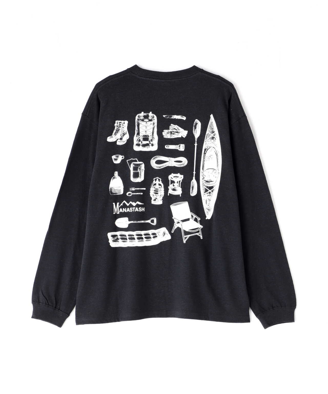 MANASTASH/マナスタッシュ　HEMP L/S TEE CAMPER'S