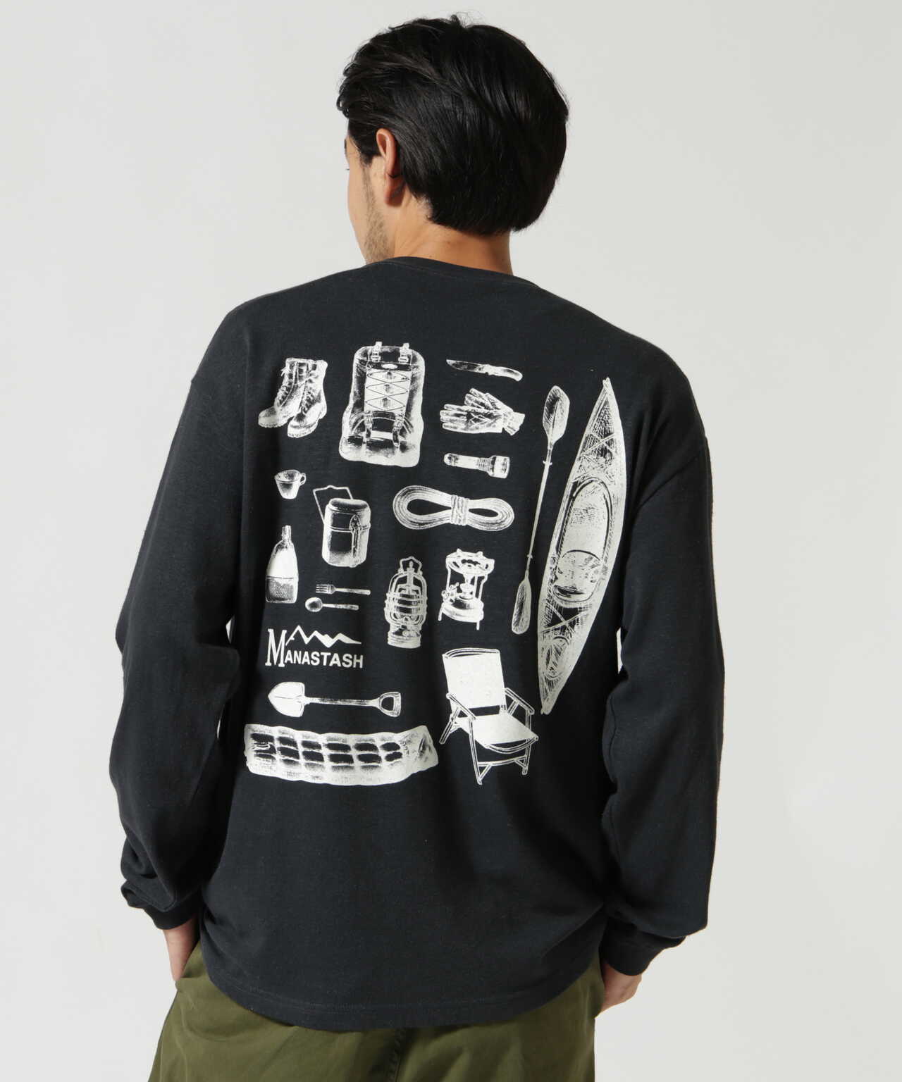 MANASTASH/マナスタッシュ　HEMP L/S TEE CAMPER'S