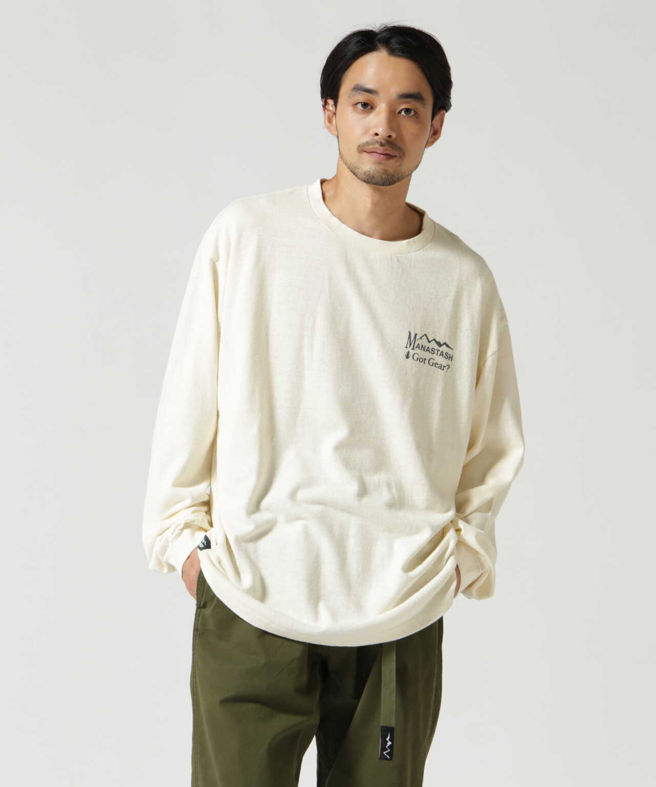 MANASTASH/マナスタッシュ　HEMP L/S TEE CAMPER'S