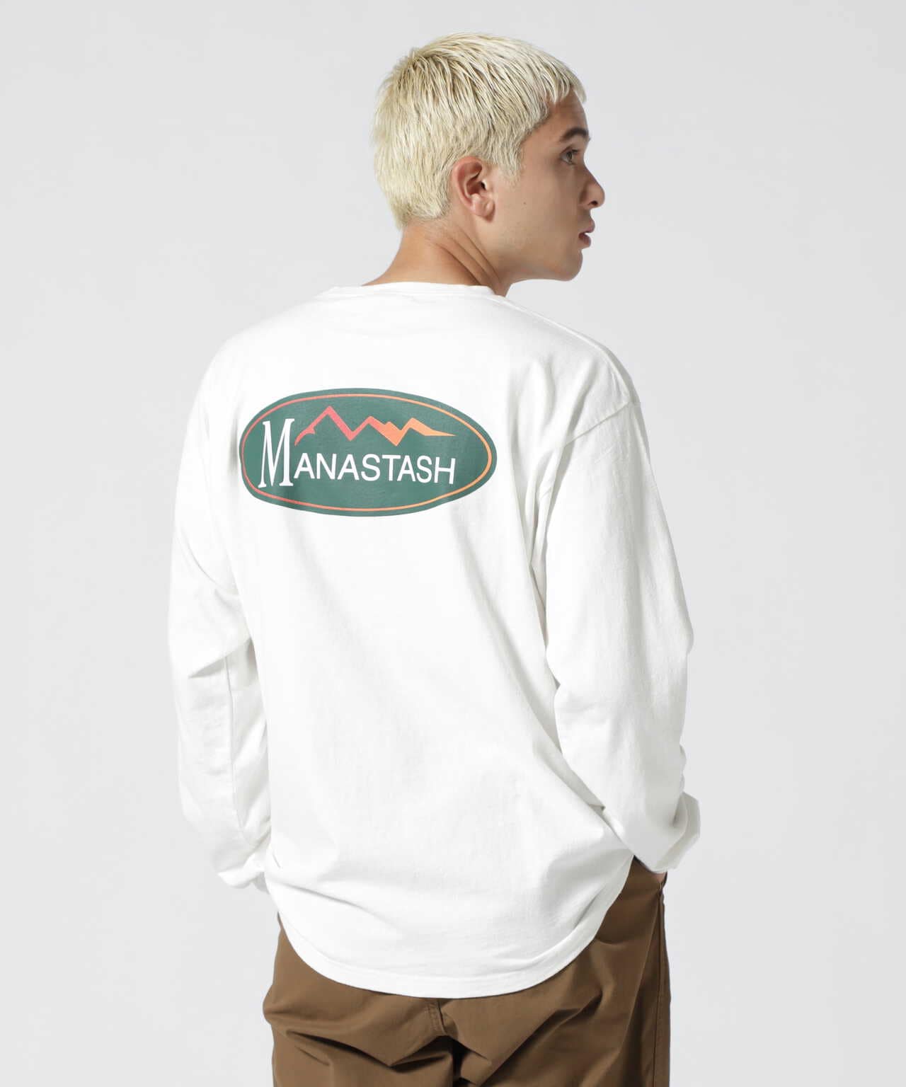 MANASTASH/マナスタッシュ/HEMP L/S TEE ORIGINAL LOGO-