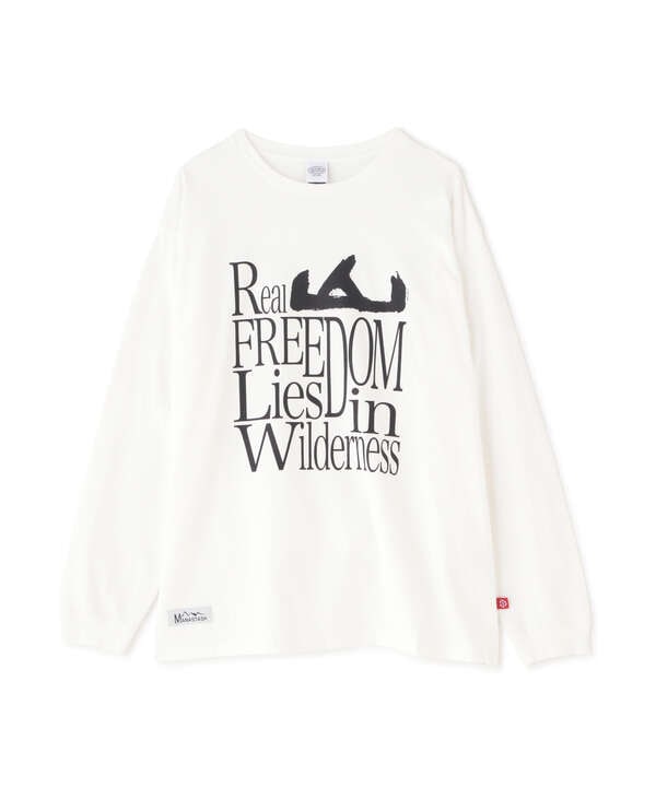 MANASTASH/マナスタッシュ　RE:CTN L/S TEE REAL FREEDOM　ロングスリーブティー