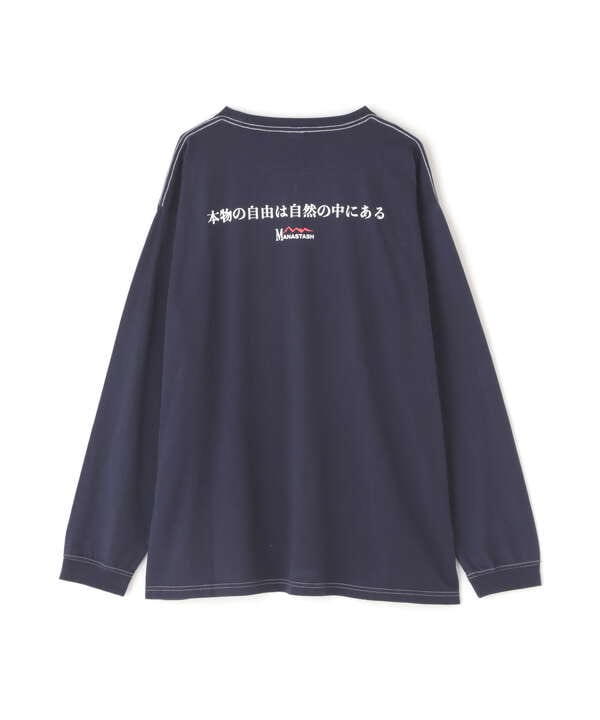 MANASTASH/マナスタッシュ　RE:CTN L/S TEE REAL FREEDOM　ロングスリーブティー