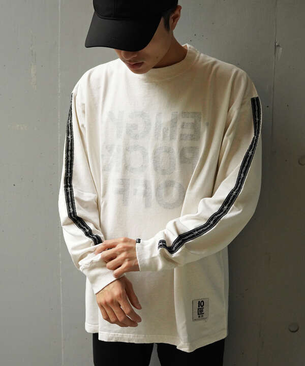 定番格安TENBOX UPCYCLE TEE テンボックス ロンT 10匣 トップス