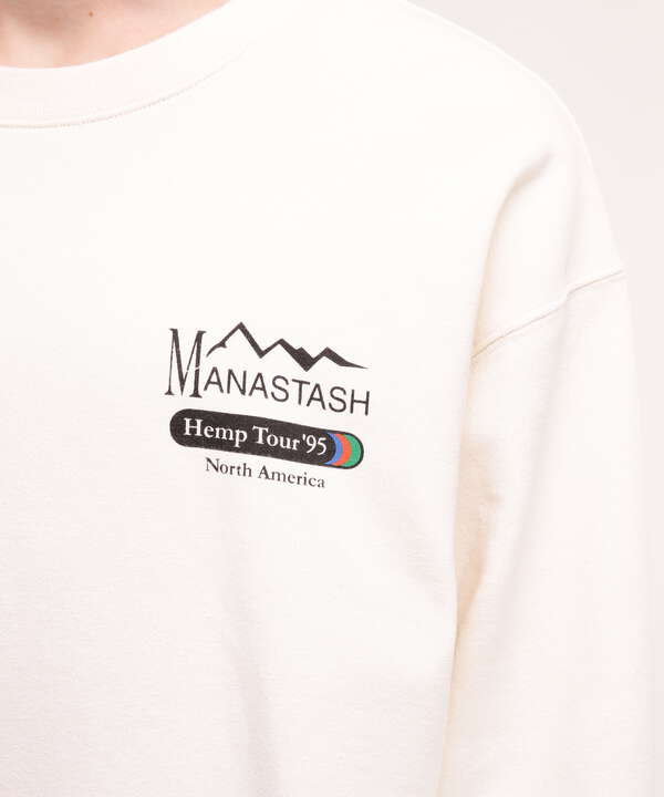 MANASTASH／マナスタッシュ／CASCADE SWEATSHIRTS HEMP TOUR | マナ