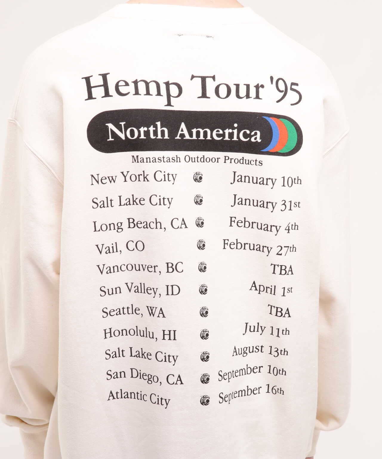 MANASTASH/マナスタッシュ/CASCADE SWEATSHIRTS HEMP TOUR