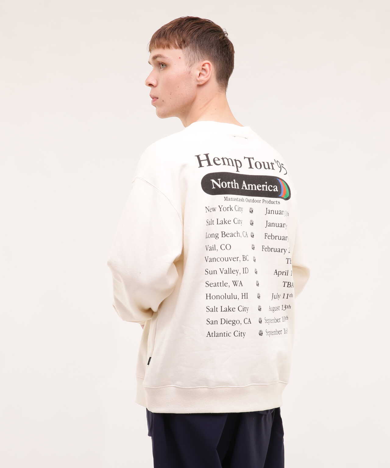 MANASTASH/マナスタッシュ/CASCADE SWEATSHIRTS HEMP TOUR | MANASTASH ( マナスタッシュ ) |  US ONLINE STORE（US オンラインストア）