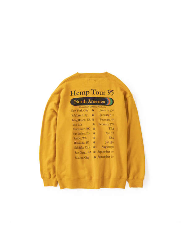 MANASTASH/マナスタッシュ/CASCADE SWEATSHIRTS HEMP TOUR（7923132007