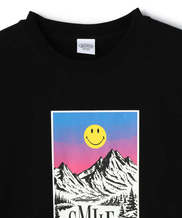 MANASTASH/マナスタッシュ/MOON SMILE TEE/ムーンスマイルTシャツ