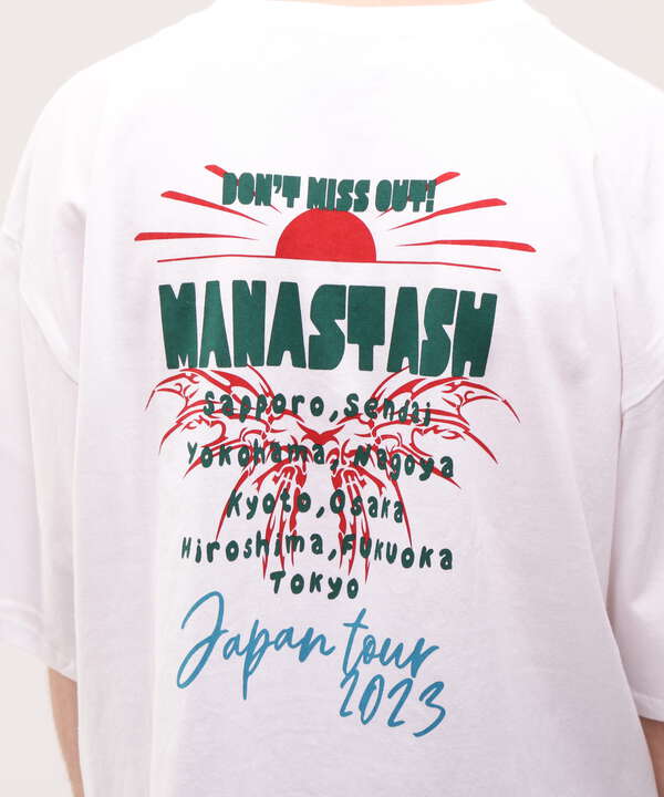 MANASTASH/マナスタッシュ/tour tee/ツアーTシャツ
