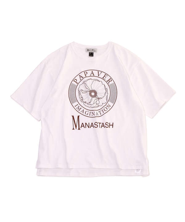 MANASTASH/マナスタッシュ/flower tee/フラワーTシャツ