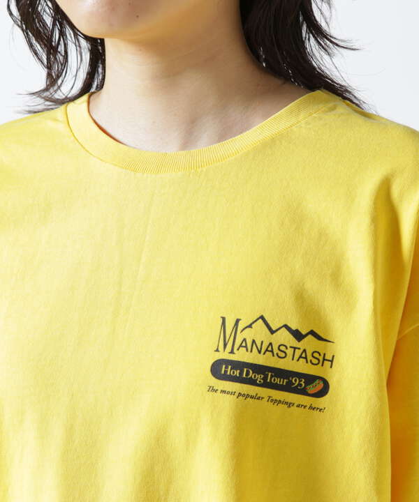 MANASTASH/マナスタッシュ/HOT DOG TOUR TEE/ホットドックTシャツ