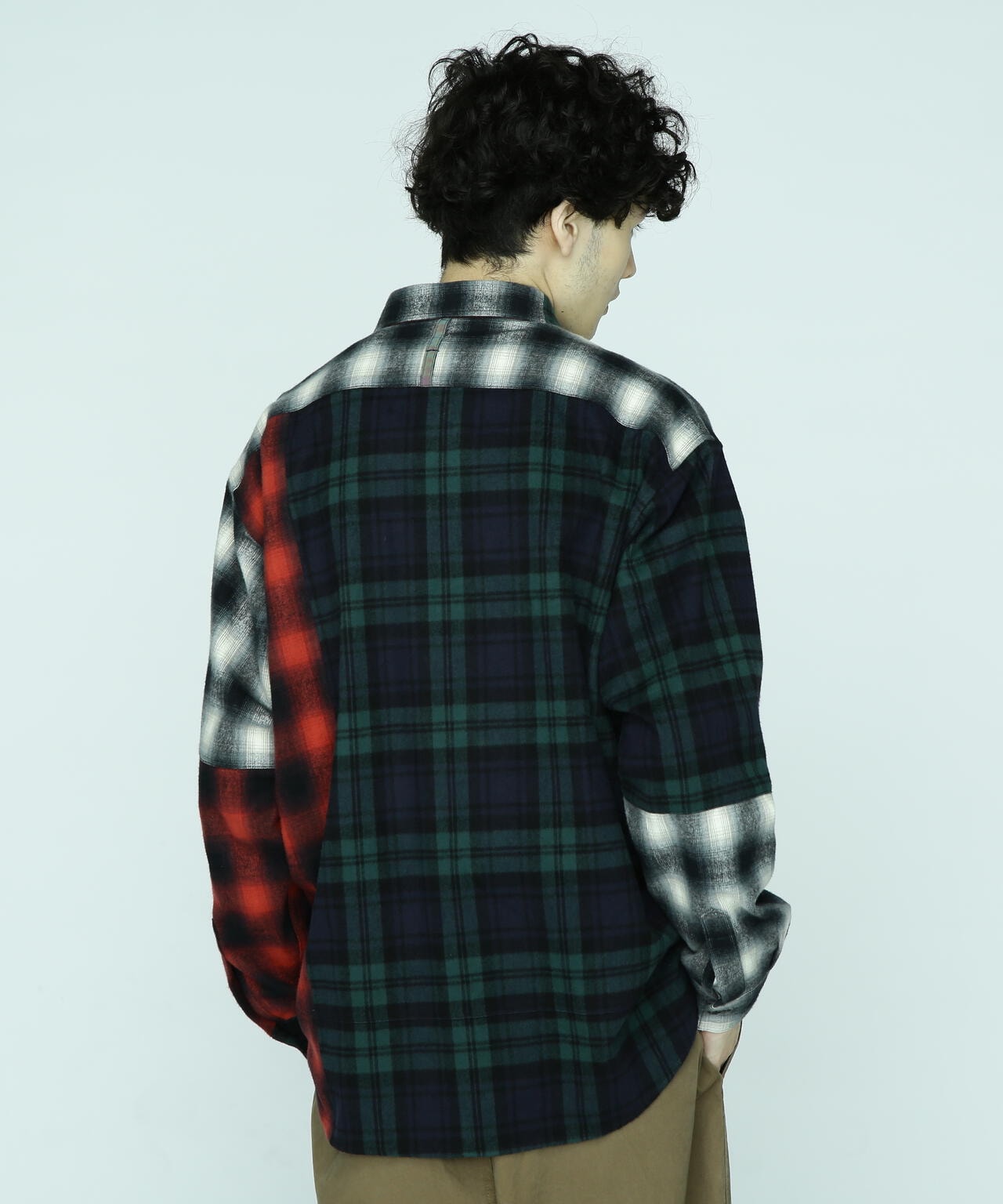 MANASTASH/マナスタッシュ/PATCHED FLANNEL SHIRT/フランネルシャツ