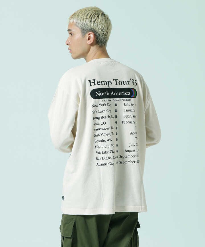 MANASTASH/マナスタッシュ/HEMP L/S TEE HEMP TOUR