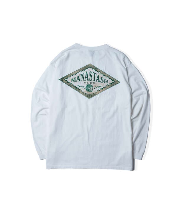 MANASTASH/マナスタッシュ/RE:CTN L/S TEE RHOMBUS