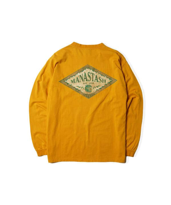 MANASTASH/マナスタッシュ/RE:CTN L/S TEE RHOMBUS