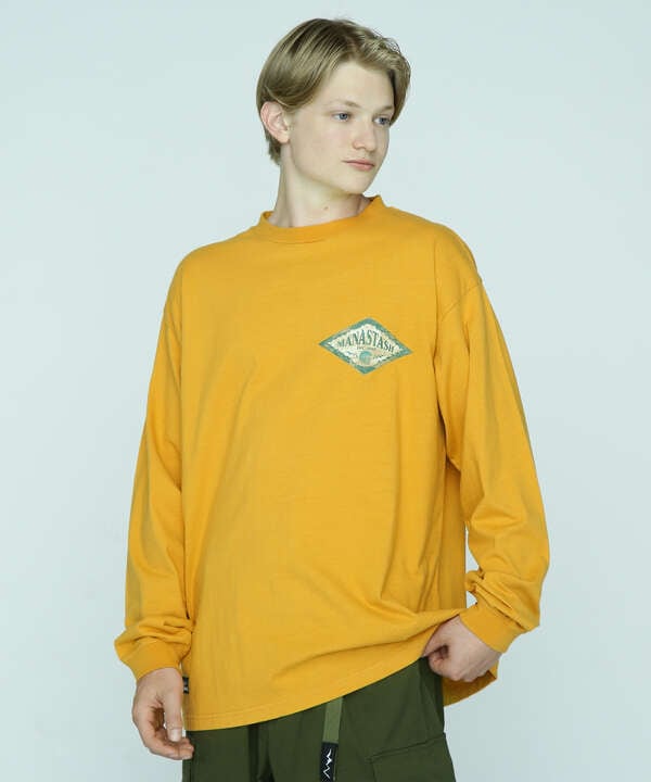 MANASTASH/マナスタッシュ/RE:CTN L/S TEE RHOMBUS