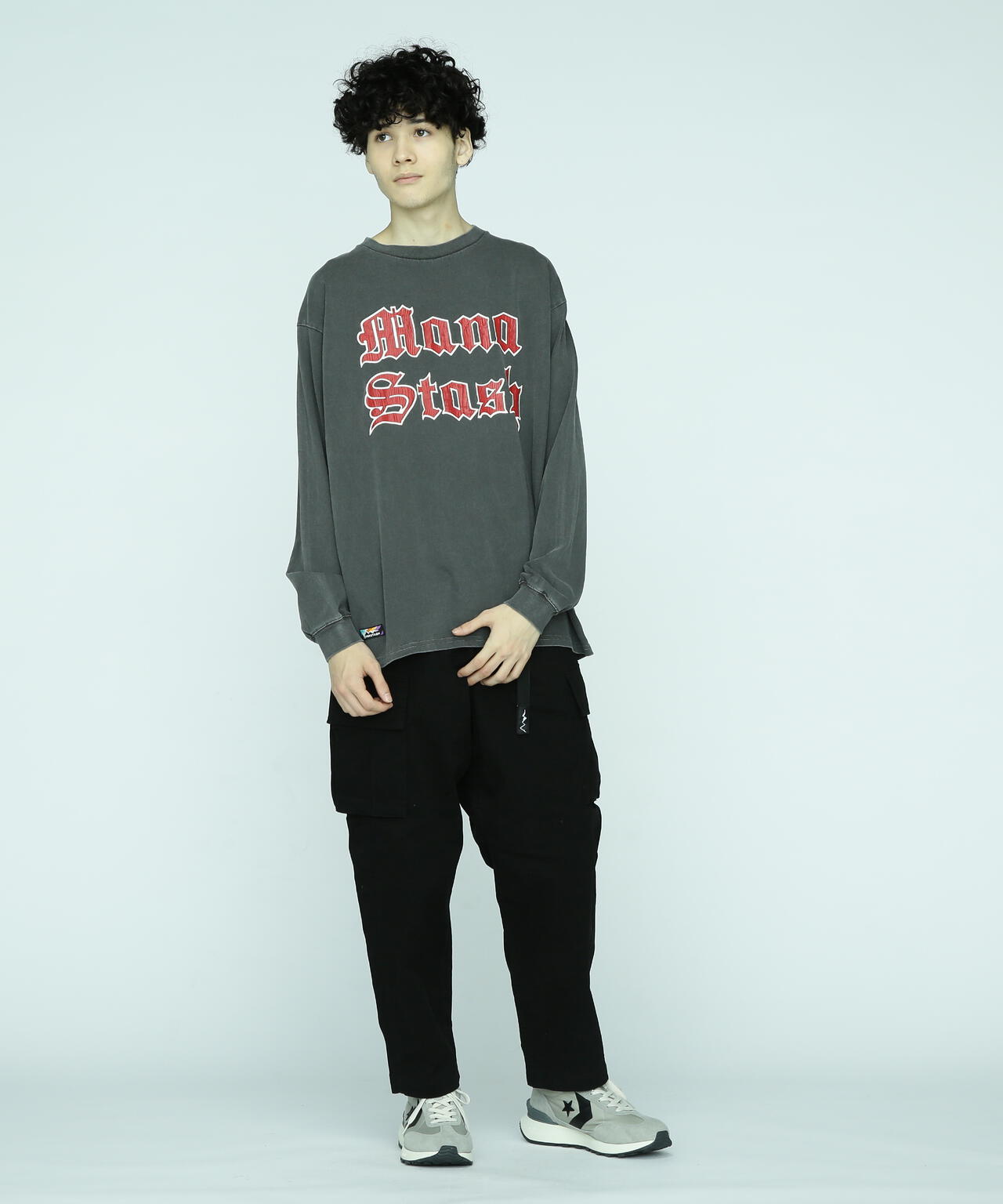 MANASTASH/マナスタッシュ/PUMICE L/S TEE OLD ENGLISH