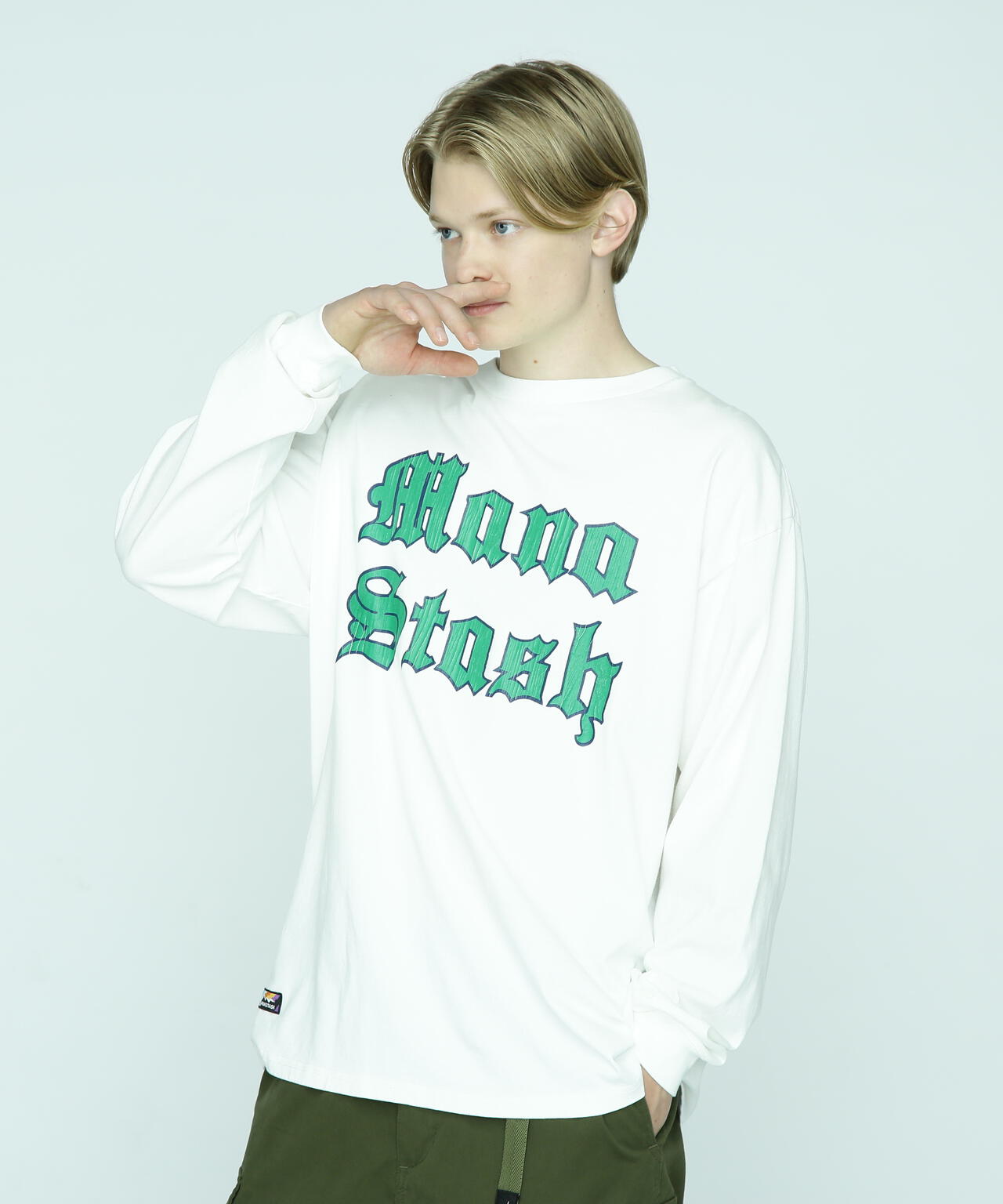 MANASTASH/マナスタッシュ/PUMICE L/S TEE OLD ENGLISH