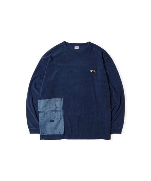 MANASTASH/マナスタッシュ/SNUG PILE CARGO POCKET TEE