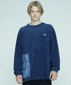 MANASTASH/マナスタッシュ/SNUG PILE CARGO POCKET TEE