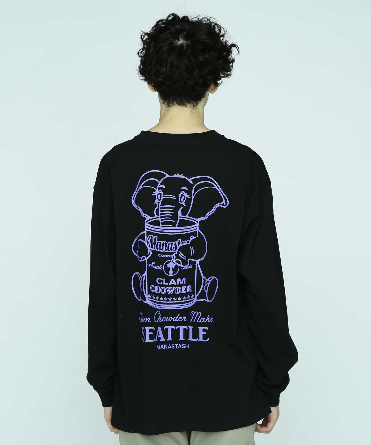 MANASTASH/マナスタッシュ/CiTee L/S TEE ELEPHANT/エレファント  
