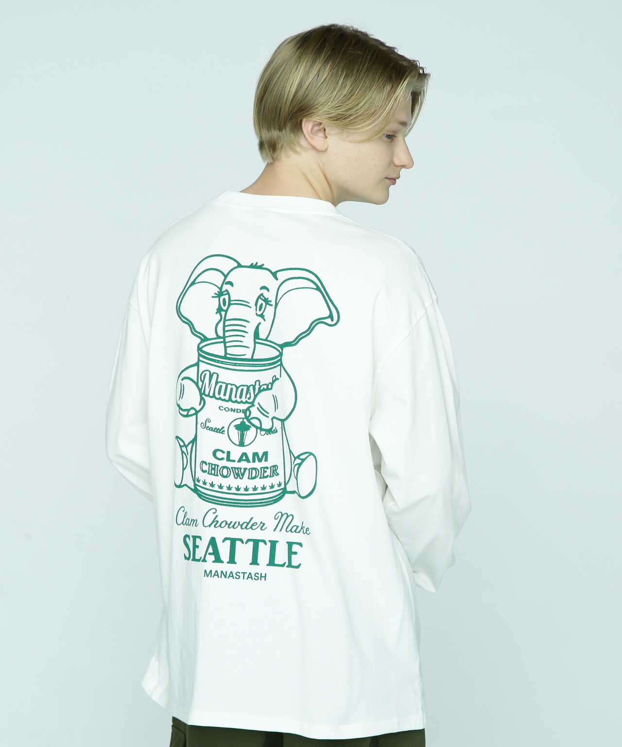MANASTASH/マナスタッシュ/CiTee L/S TEE ELEPHANT/エレファント