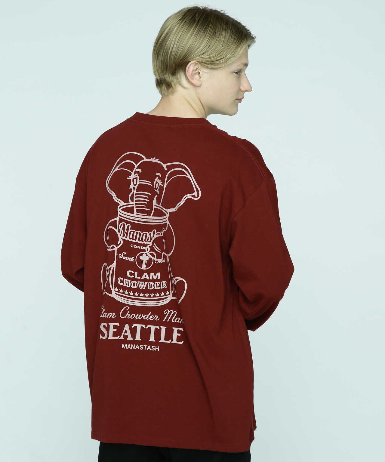 MANASTASH/マナスタッシュ/CiTee L/S TEE ELEPHANT/エレファント 