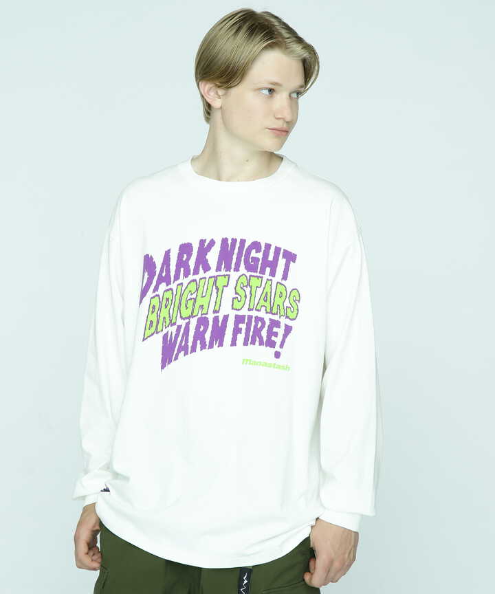 MANASTASH/マナスタッシュ/PUMICE L/S TEE DARK NIGHT