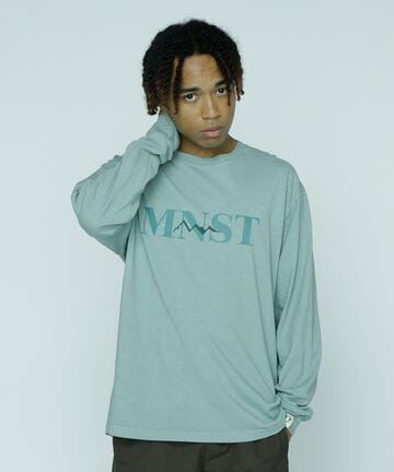 MANASTASH/マナスタッシュ/MNST LOGO L/S TEE/ロゴロングスリーブTシャツ