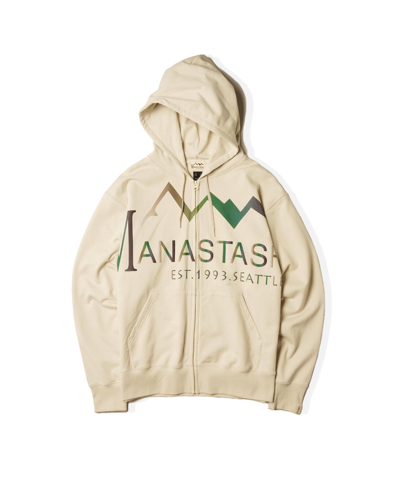 MANASTASH/マナスタッシュ/LARGE LOGO FULL ZIP HOODIE | MANASTASH