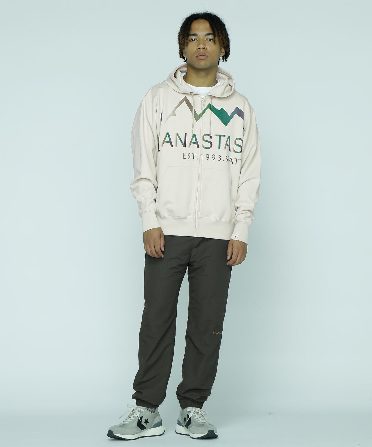 MANASTASH/マナスタッシュ/LARGE LOGO FULL ZIP HOODIE | MANASTASH