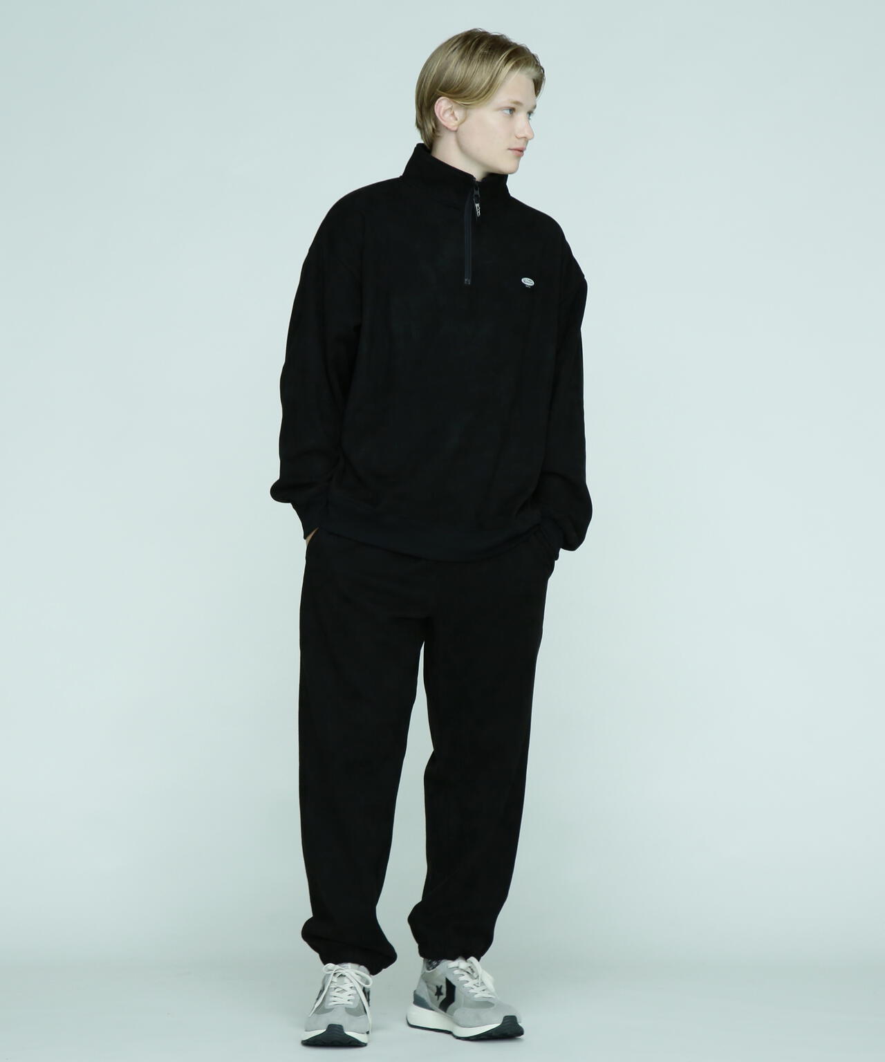 MANASTASH/マナスタッシュ/LODGE HALF ZIP SWEAT/ロッジハーフジップ