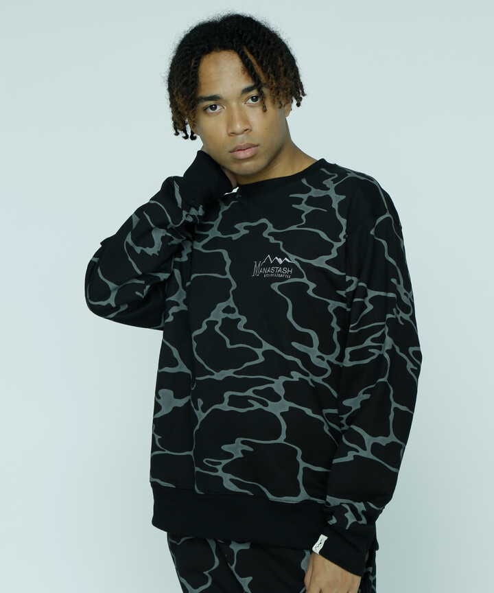 MANASTASH/マナスタッシュ/LITHIUM CREWNECK SWEAT