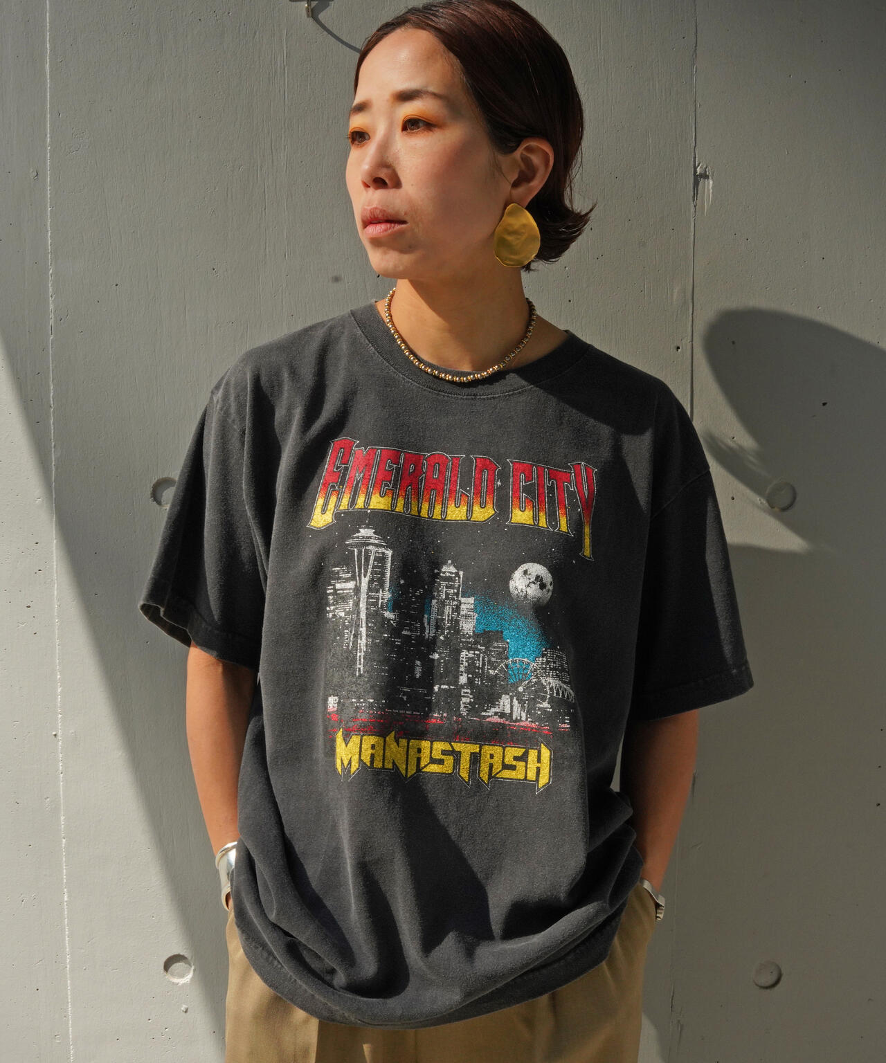 GOOD ROCK SPEED×MANASTASH/ 別注 Emerald CityTシャツ