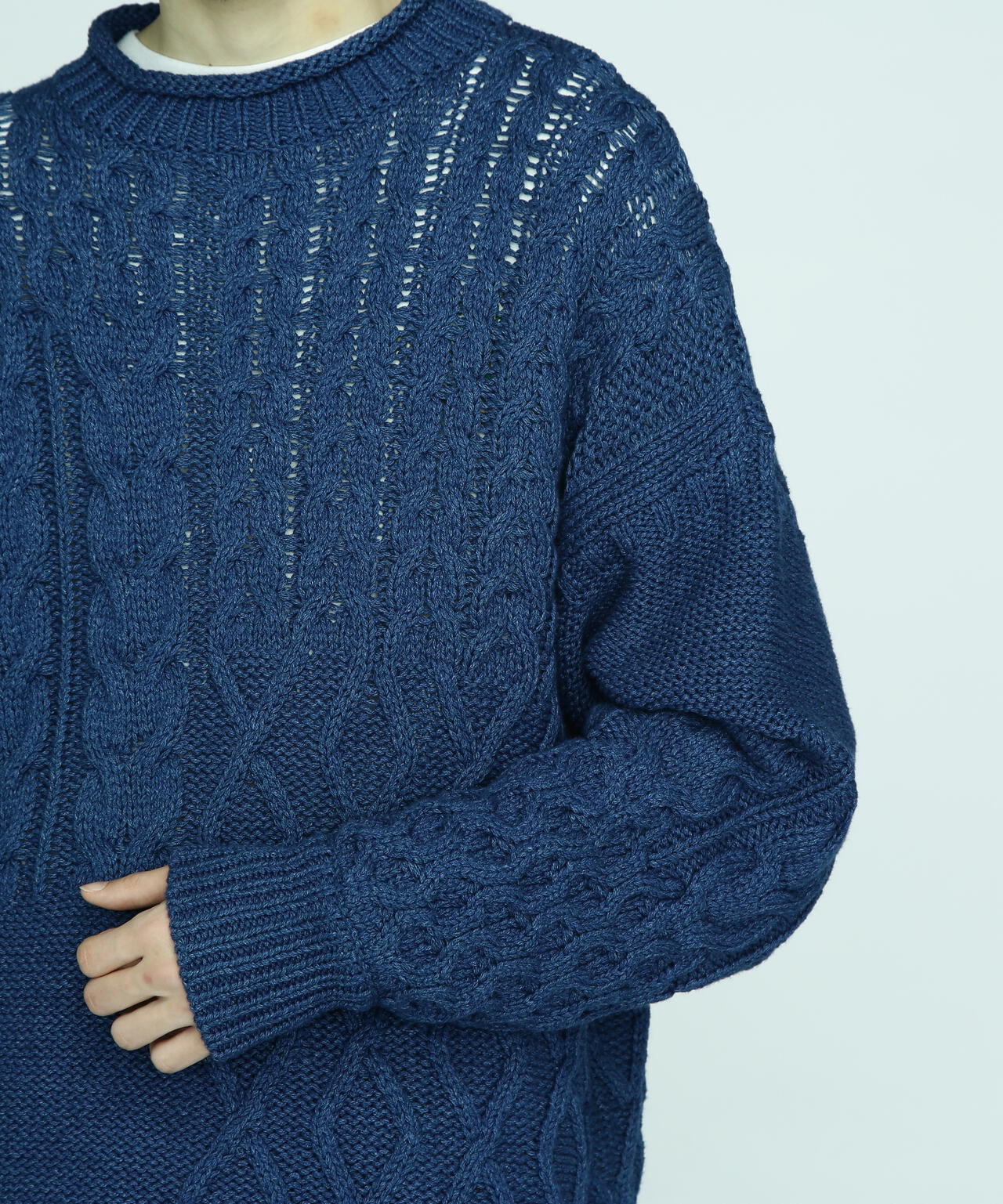 MANASTASH/マナスタッシュ/COTTON GUERNSEY SWEATER/ガンジーセーター