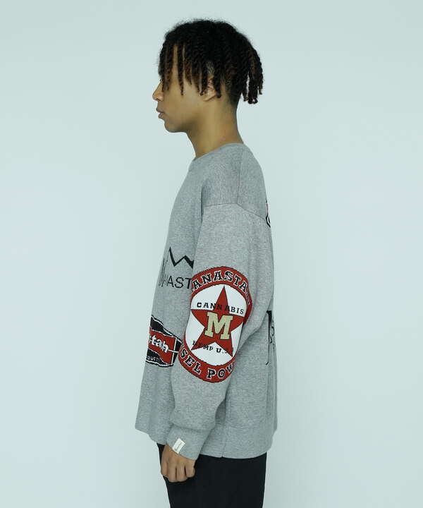 MANASTASH/MULTI CLASSIC LOGO CREWNECK KNIT（7923240007