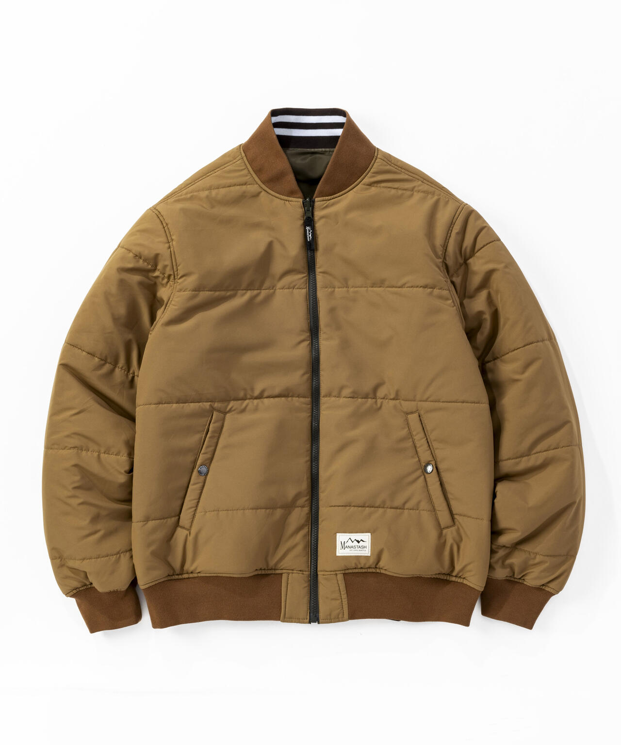 MANASTASH/REVERSIBLE NYLON VARSITY JACKET | MANASTASH ( マナ