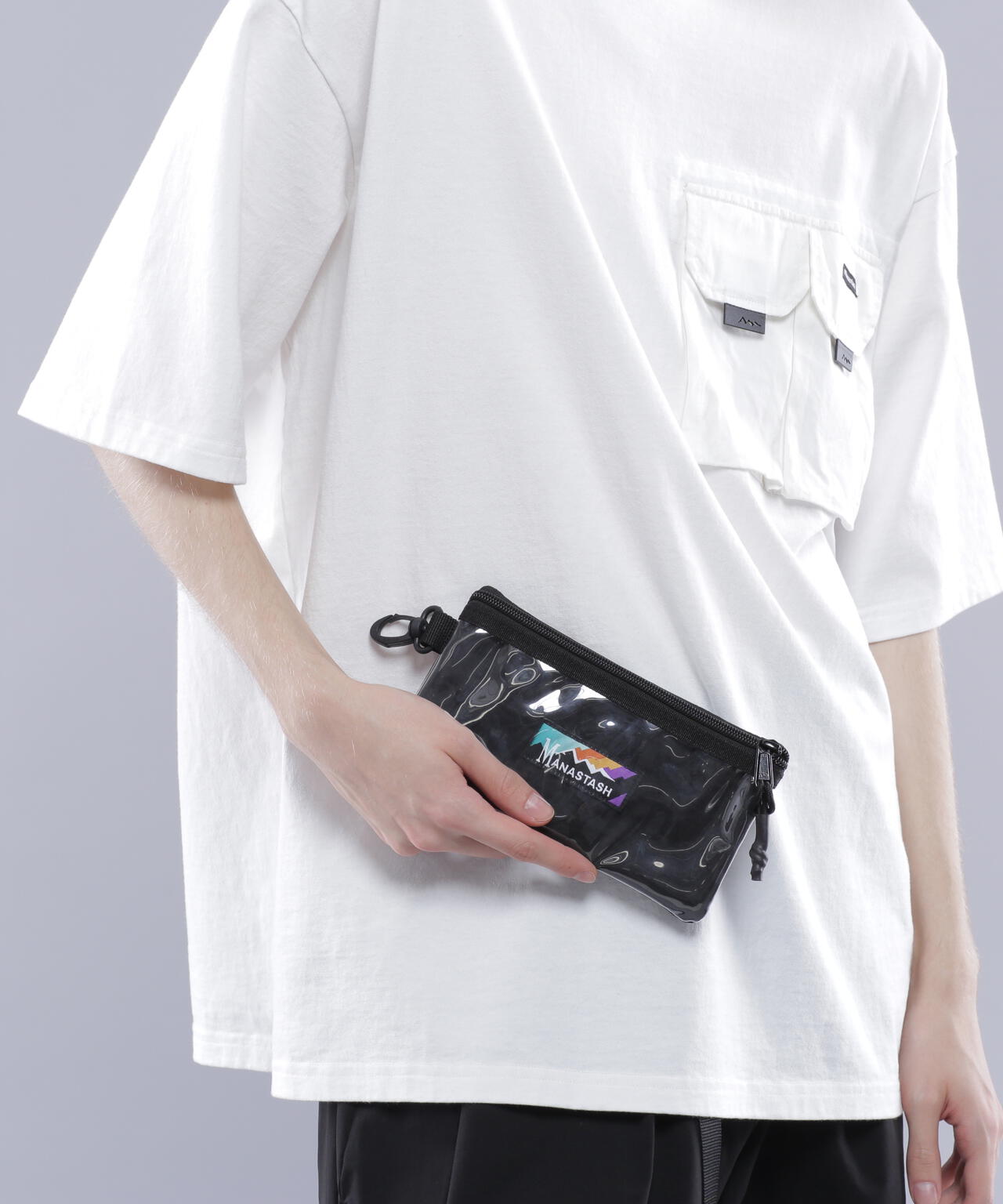 MANASTASH/マナスタッシュ/CLEAR POCKET POUCH | MANASTASH ( マナ 