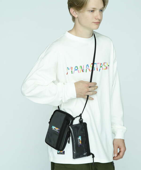 MANASTASH/マナスタッシュ/CLEAR POCKET SHOULDER BAG