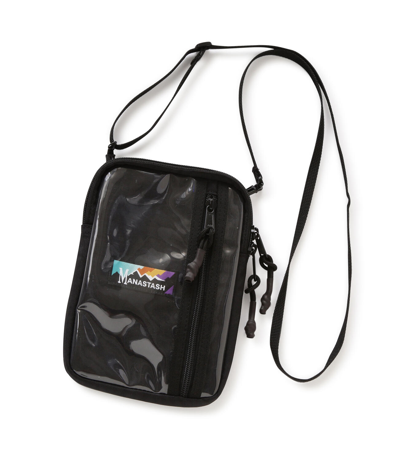 Clear shoulder outlet bag