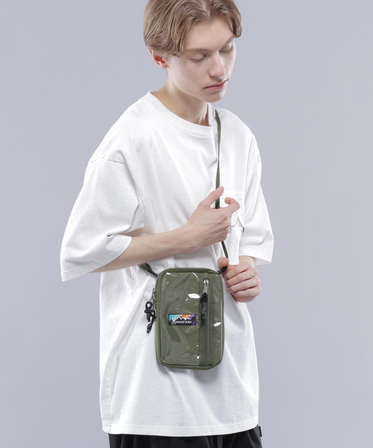 MANASTASH/マナスタッシュ/CLEAR POCKET SHOULDER BAG | MANASTASH